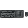 Clavier et souris sans fil Logitech MK295 Gris Espagnol Qwerty