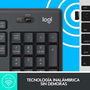 Clavier et souris sans fil Logitech MK295 Gris Espagnol Qwerty
