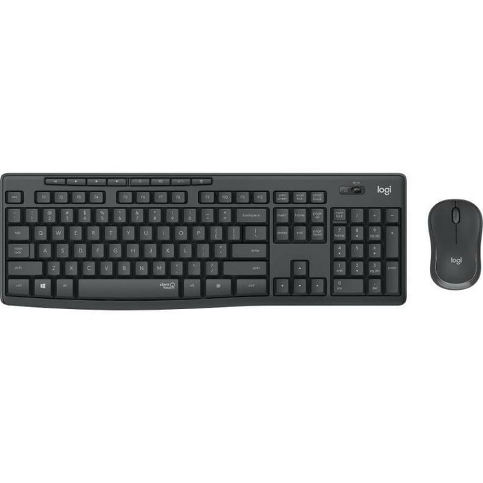 Clavier et souris sans fil Logitech MK295 Noir Espagnol Qwerty