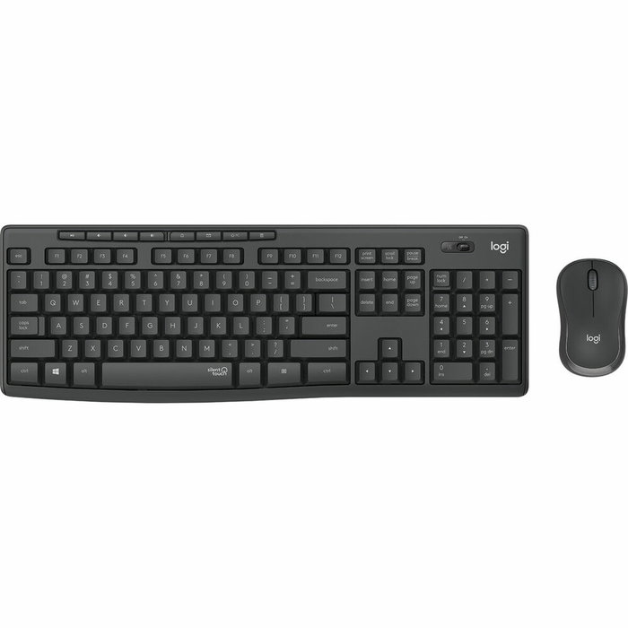 Clavier et souris sans fil Logitech MK295 Noir Espagnol Qwerty