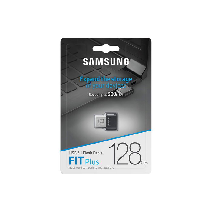 Clé USB Samsung MUF-128AB Noir Argenté 128 GB Clé USB Samsung MUF-128AB Noir Argenté 128 GB