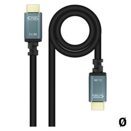 Nanocable Câble HDMI 2.1 8K 48Gbps 3 mètres – Compatible eARC HDR 3D, Noir