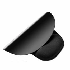 Ewent EW3181 Tapis de souris avec repose-poignet en gel, Noir