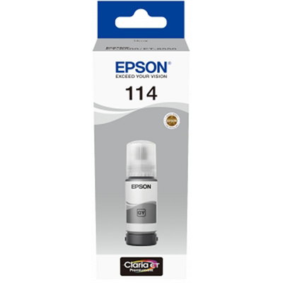 Epson C13T00M140 Bouteille Encre Ecotank 114 Gris 70ml Compatible ET-8550 ET-8500 Epson C13T00M140 Bouteille Encre Ecotank 114 Gris 70ml Compatible ET-8550 ET-8500