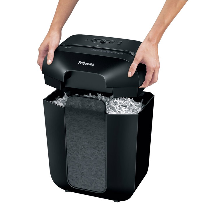 Fellowes Powershred LX45 Destructrice de papier coupe en particules 17L Noir