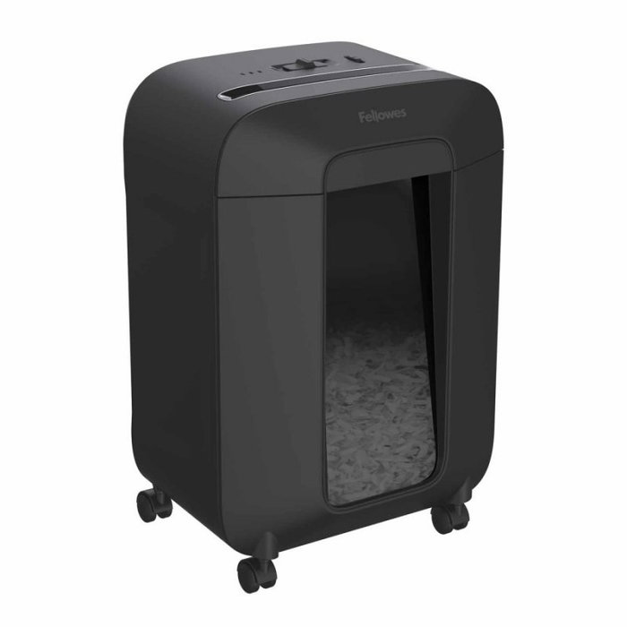 Fellowes Destructrice Papier 12C Coupe Particules 4x40mm SafeSense 12 Feuilles 19L Noir