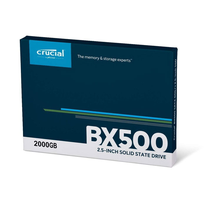 Crucial BX500 SSD Interne 2 To 2,5 pouces SATA 6 Gb/s