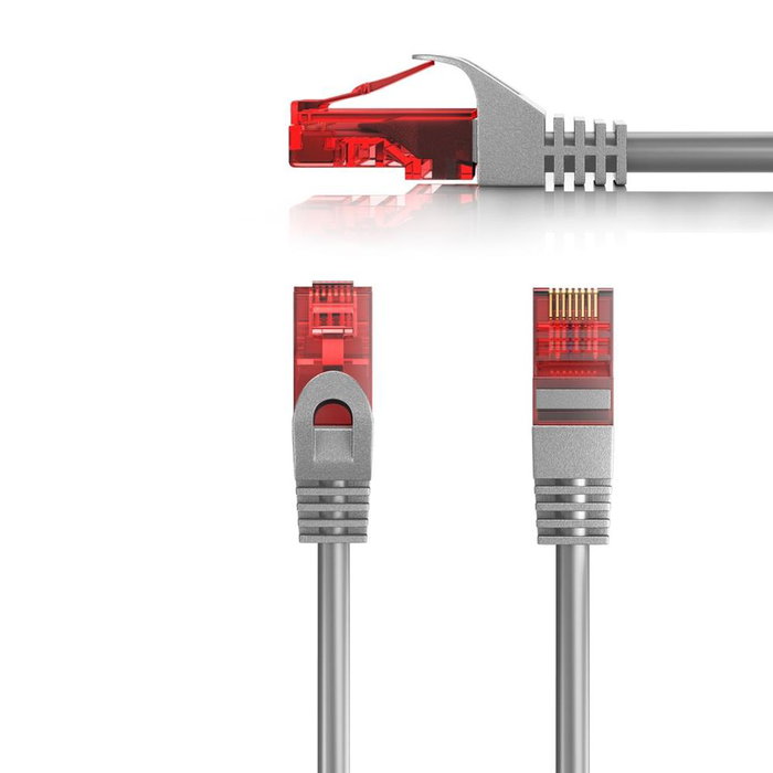 Ewent IM1033 Câble réseau RJ45 UTP Cat.6 gris 20 m