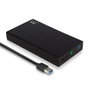 Boîtier pour disque dur Ewent EW-150101-003-Y-P Noir 3,5"