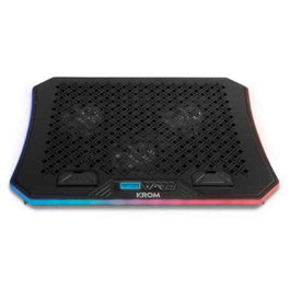 Krom Kooler RGB Support de refroidissement pour ordinateur portable 19 pouces