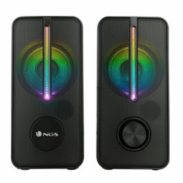 Ngs GSX-150 Altavoces 2.0 avec éclairage LED RGB, noir