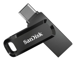 SanDisk Ultra Dual Drive Go 64 Go - Noir