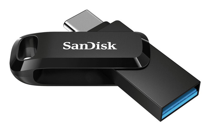 SanDisk Ultra Dual Drive Go 64 Go - Noir