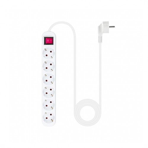 Nanocable 10.37.0006 Multiprise 6 Prises avec Protection Enfants et Interrupteur - Câble 1.4 m Nanocable 10.37.0006 Multiprise 6 Prises avec Protection Enfants et Interrupteur - Câble 1.4 m