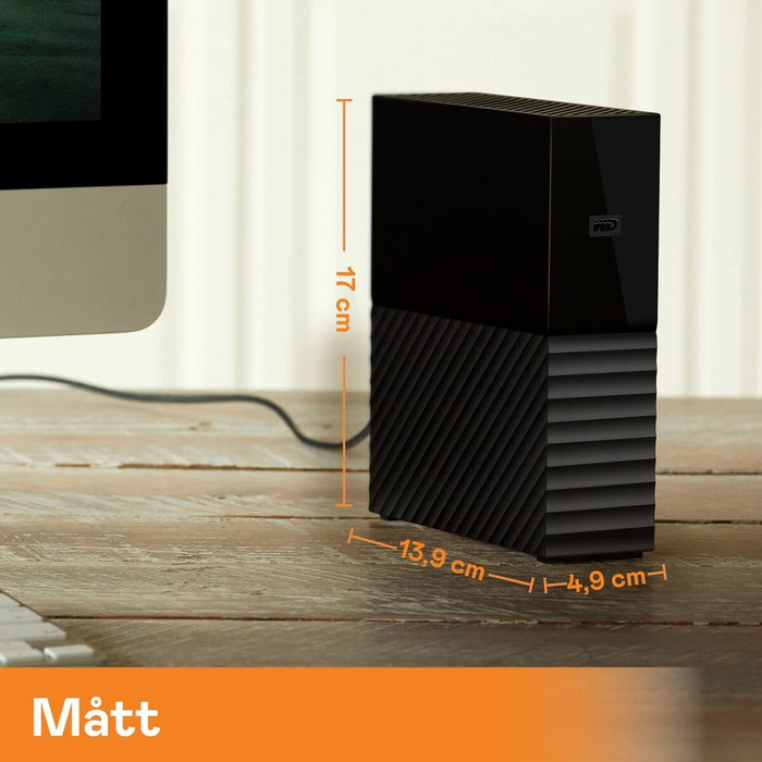 Disque Dur Externe Western Digital My Book Noir 16 TB