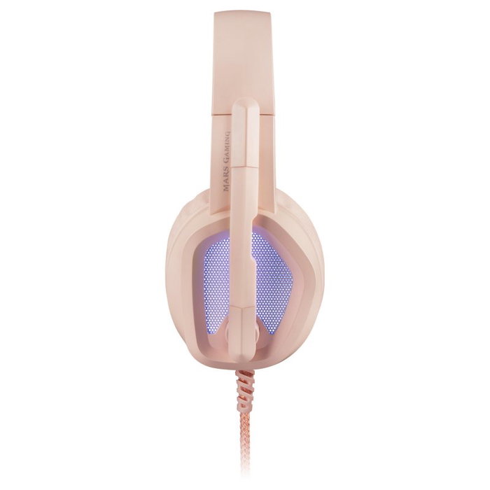 Mars Gaming MH320P Casque Gamer Filaire Rose RGB Multiplateforme