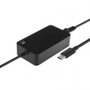 Ewent EW3981 Chargeur USB-C 45W Power Delivery pour Ordinateur Portable 15.6 Pouces, Smartphone et Tablette, Câble Intégré 2.75 m