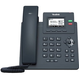 Yealink Téléphone Fixe SIP T31G VoIP Gris - 2 Comptes SIP, LCD 2.3", PoE, HD Voice, Gigabit Ethernet