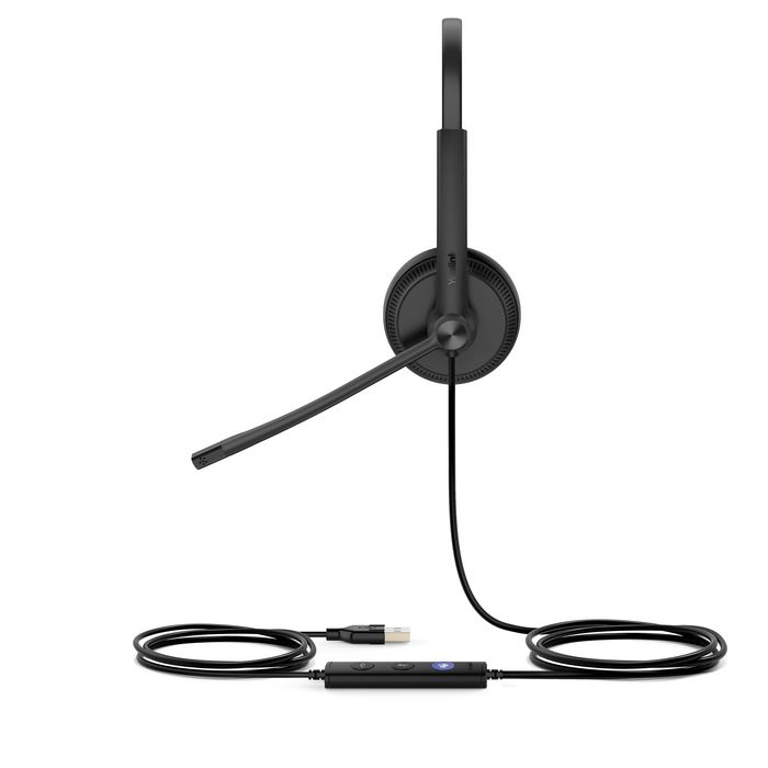 Yealink UH34 Dual Casque Filaire USB Professionnel - 20 Hz-20 kHz - Haut-parleur 28 mm - Câble 1.2 m