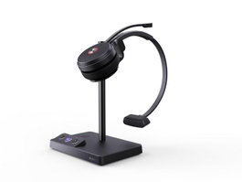 Yealink WH62 Mono Casque DECT sans Fil Compatible Teams Noir Rouge