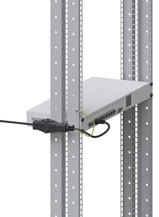MikroTik RBGESP Parafoudre Gigabit Ethernet, PoE, 5 kA, boîtier extérieur avec câble de mise à la terre, connecteurs RJ45 mâle/femelle