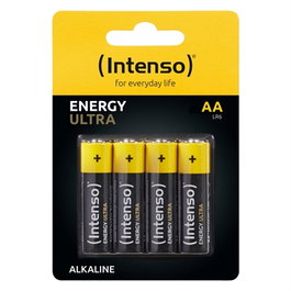 Intenso 7501424 Pack 4 Piles Alcalines Energy Ultra LR06 AA 1.5V 2600 mAh