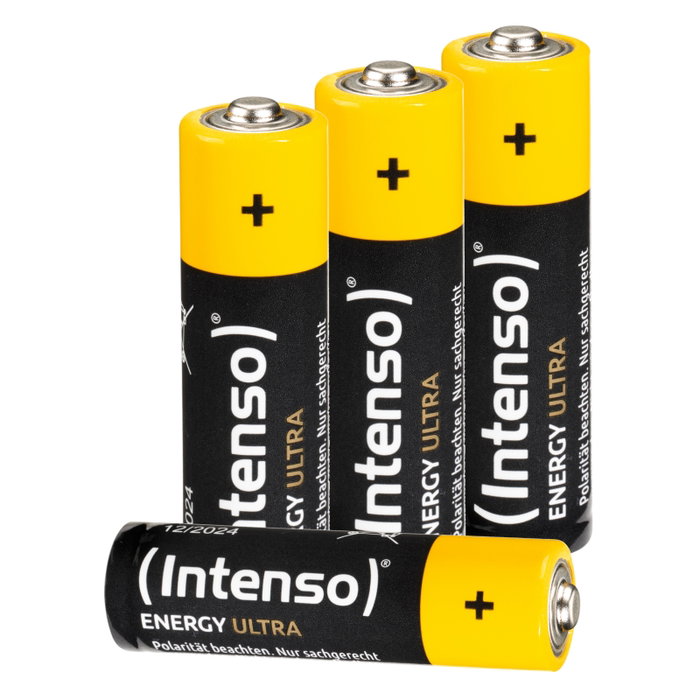 Intenso 7501424 Pack 4 Piles Alcalines Energy Ultra LR06 AA 1.5V 2600 mAh