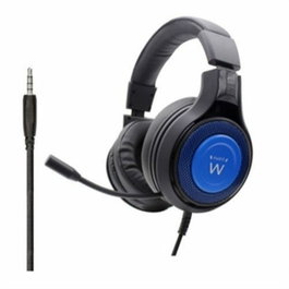 Ewent PL3322 Casque Gaming avec Micro Noir/Bleu