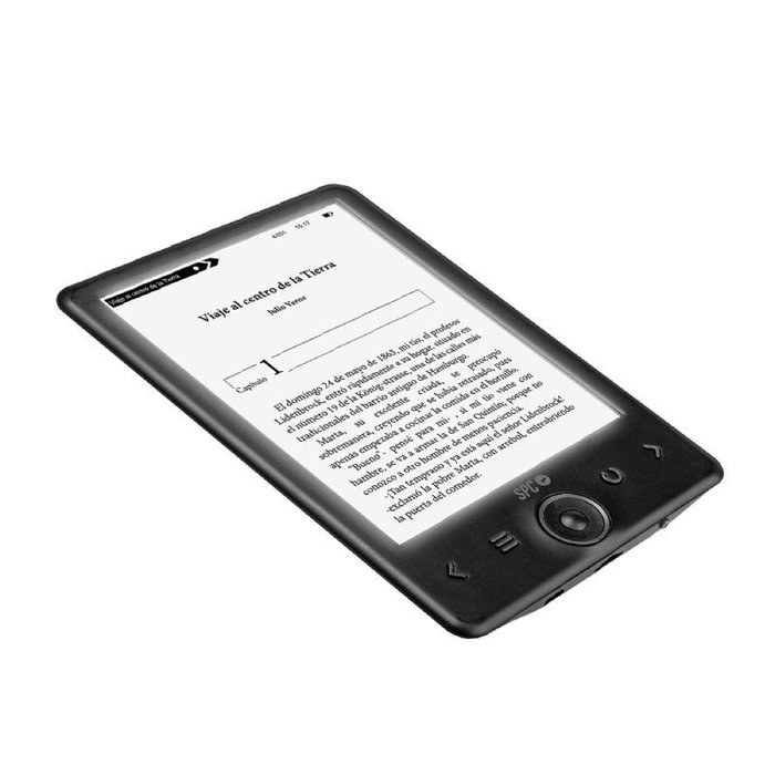 SPC Dickens Light 2 6" eBook eReader 8GB microSD, écran E-Ink rétroéclairé, léger, autonomie 1 mois