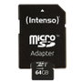 Intenso 3433490 Carte Mémoire Micro SDXC 64 Go Classe 10 UHS-I U1