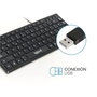 Clavier iggual Slim TKL-USB Noir