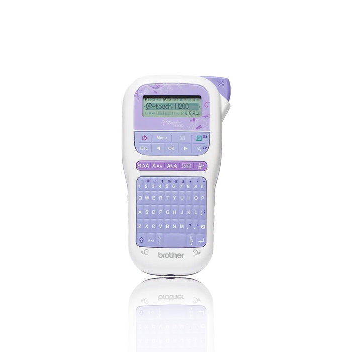 Brother PT-H300 Rotuladora Électrique P-touch, Étiqueteuse Portable avec Clavier QWERTY, Cintas TZe 12mm, Écran LCD, Impression 20mm/s, Coton Satiné Doré Brother PT-H300 Rotuladora Électrique P-touch, Étiqueteuse Portable avec Clavier QWERTY, Cintas TZe 12mm, Écran LCD, Impression 20mm/s, Coton Satiné Doré