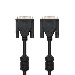 NANOCABLE Câble DVI-D Dual Link 24+1 Mâle/Mâle 1.8 m Noir - 10.15.0802
