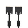 NANOCABLE Câble DVI-D Dual Link 24+1 Mâle/Mâle 1.8 m Noir - 10.15.0802