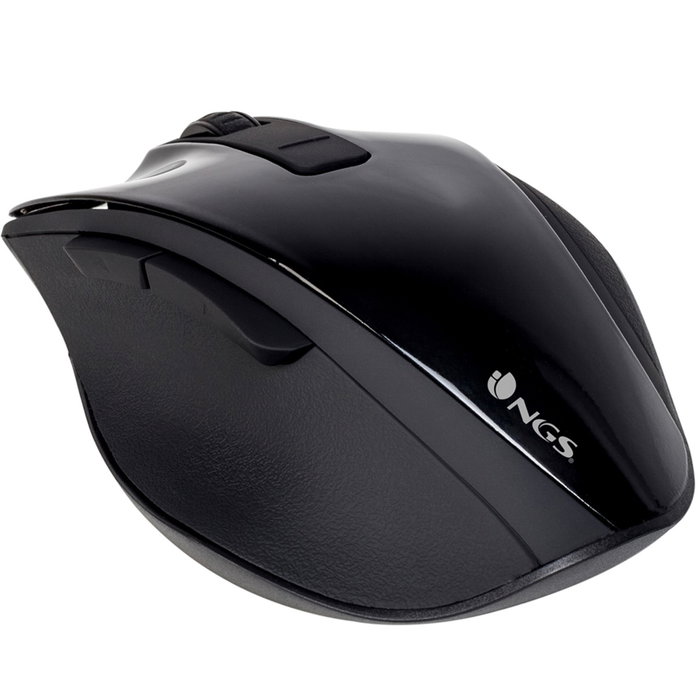 NGS Bow Souris sans fil 2,4 GHz 800-1600 Dpi noire