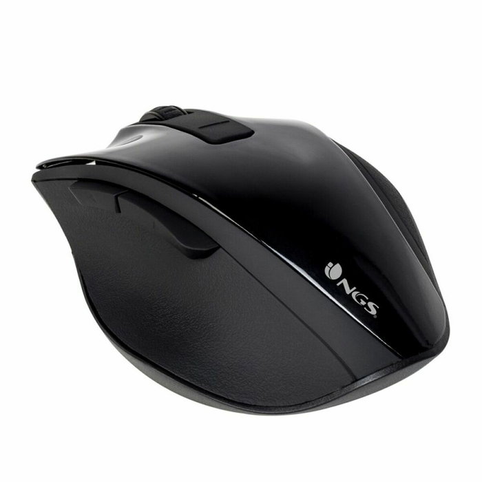 Souris Optique Sans Fil NGS Bow Noir 1600 dpi