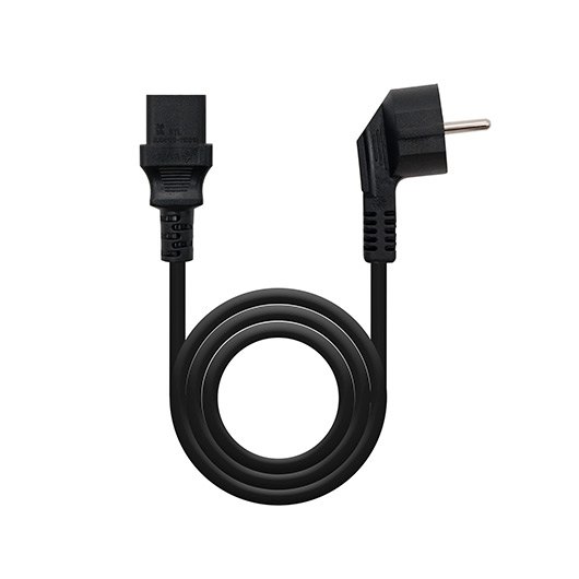 Nanocable Câble d'alimentation CPU - Prise Schuko 220V 3 mètres - Conducteur cuivre AWG18 1500W
