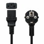 NANOCABLE Câble d’Alimentation CEE7/M-C13/H 3m Noir (10.22.0103) de 1500W