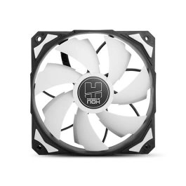 NOX NXHUMMERHFANPROWN Ventilateur 120mm PWM 1800RPM H-Fan Pro Silencieux pour PC