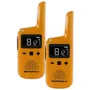Motorola Talkabout T72 - Duo de talkies-walkies PMR446, portée 8 km, 16 canaux, 121 codes, IP54, autonomie 24h, jaune