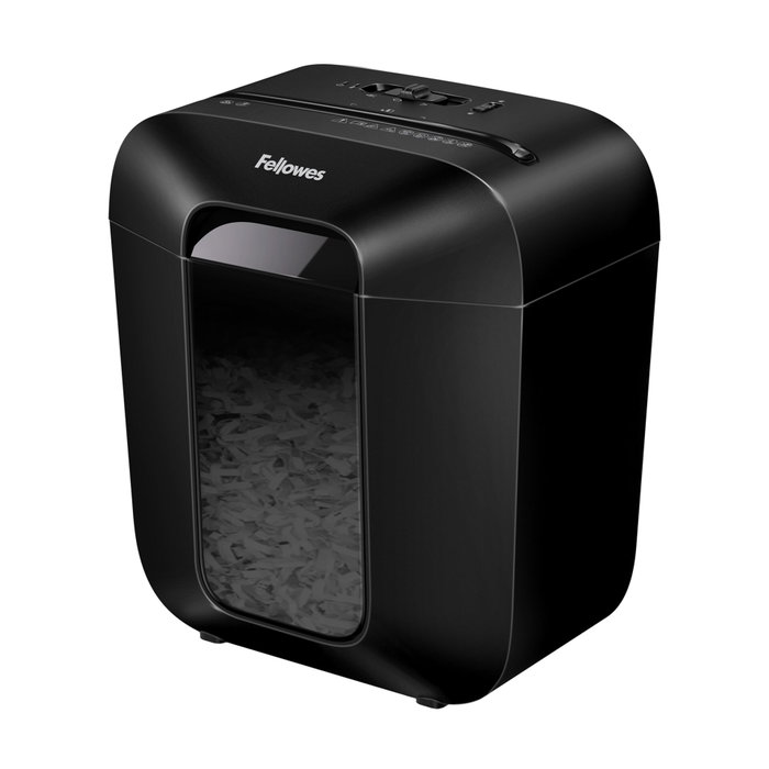 Fellowes Powershred LX25 noir, coupe en particules 4x37mm, 11,5L de capacité de corbeille