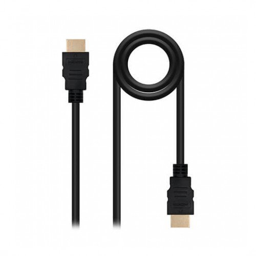 Nanocable 10.15.1701 Câble HDMI 1.4 Mâle/Mâle 1.5m 4K 3840x2160 Or - Noir