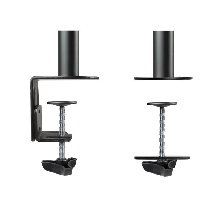 Tooq Support Mural pour Écran et PC Portable 13-32 Pouces et 10-15.6 Pouces, VESA 75x75/100x100, Rotation 180°, Inclinaison 45°, Noir