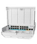 MikroTik netPower 15FR - Commutateur PoE Gigabit avec 16 Ports Ethernet 10/100, 2 Ports SFP, Boîtier Extérieur Résistant (304 x 212 x 71 mm)