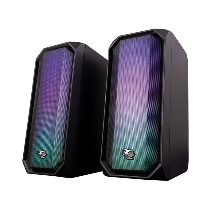 Coolbox R205 Enceintes Gaming 2.0 RGB Bluetooth 5.0, Contrôle Tactile, 6W RMS Coolbox R205 Enceintes Gaming 2.0 RGB Bluetooth 5.0, Contrôle Tactile, 6W RMS