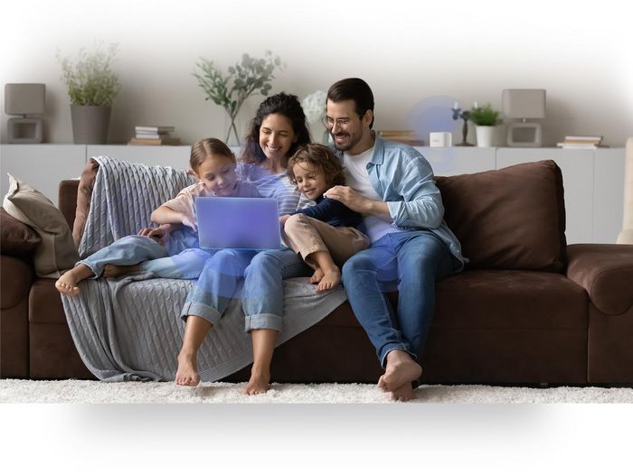 D-Link EAGLE PRO AI M15 - Système Wi-Fi 6 Mesh (Pack de 2) pour couverture complète, AX1500 (1,5 Gbit/s), assistant IA, WPA3