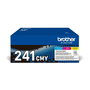 Brother Toner TN-241CMY Value Pack - Cartouche d'encre jaune TN241 haute capacité pour imprimantes Brother