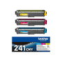 Brother Toner TN-241CMY Value Pack - Cartouche d'encre jaune TN241 haute capacité pour imprimantes Brother