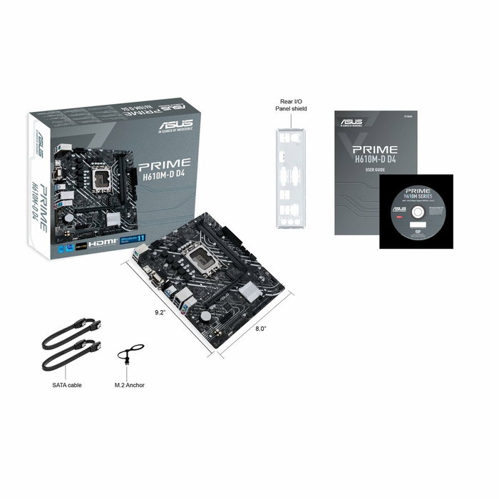 Carte Mère Asus PRIME H610M-D D4 LGA 1700