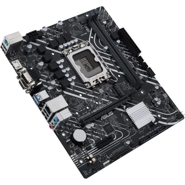 Carte mère ASUS PRIME H610M-D D4 - micro ATX - Socket LGA 1700 - Intel H610 - DDR4 - M.2 - Gigabit Ethernet